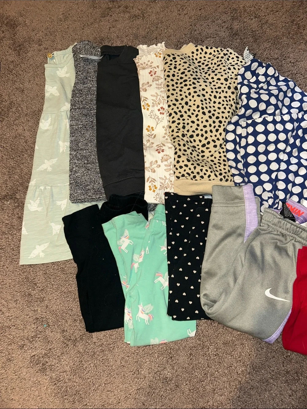 Toddler girls 3T fall/winter dress, sweater, matching set, pants bundle!!